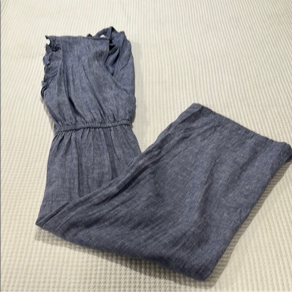 Old‎ Navy Wide Leg Jumpsuit Sleeveless Relaxed Summer Chic S cotton - Picture 9 of 10